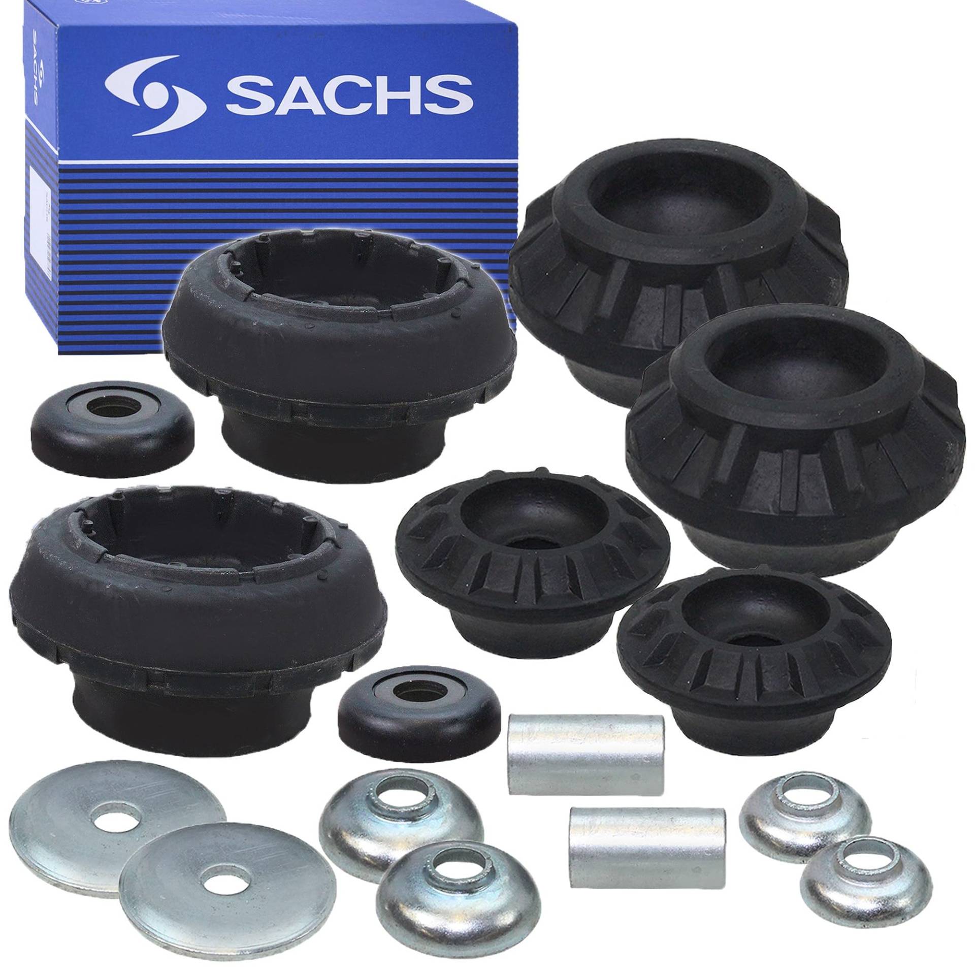 4x SACHS Domlager Federbeinlager Stützlager Reparatursatz Rep. Satz inkl. Wälzlager vorne Vorderachse + hinten Hinterachse 4x SACHS Domlager Federbeinlager Stützlager Reparatursatz Rep. Satz inkl. Wälzlager vorne Vorderachse + hinten Hinterachse von SACHS