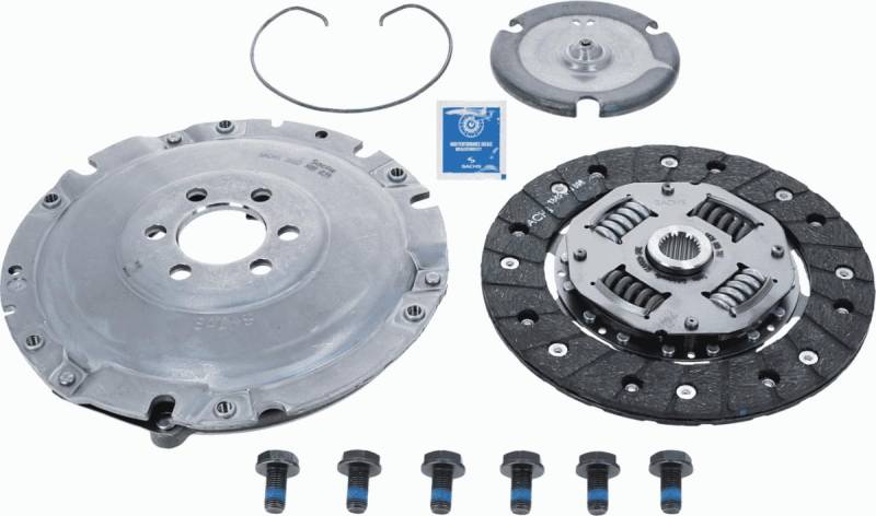SACHS 3000 160 002 Kupplungssatz für Volkswagen Golf MK II (19E, 1G1) 1983-1992 und Andere Fahrzeuge von SACHS