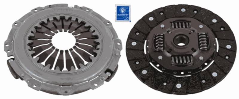 SACHS 3000 951 695 Kupplungssatz für Nissan March (K12) 2002-2010 und Andere Fahrzeuge von SACHS