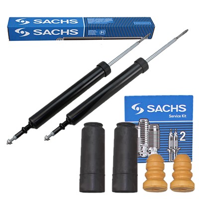 Sachs 2x Stoßdämpfer Hinterachse +Staubschutz für BMW von SACHS