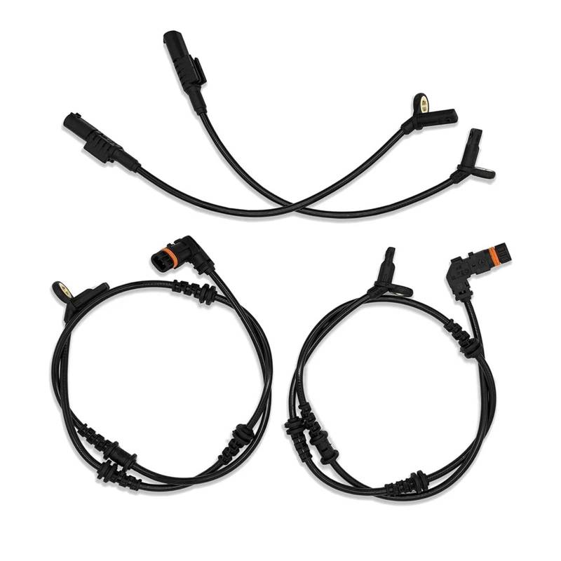 Drehzahlsensor 4Pcs Vorne Hinten ABS Rad Geschwindigkeit Sensor Für Mercedes Für Benz W164 ML350 ML320 GL350 GL450 R350 1645400717 + 1645400917 Geschwindigkeitssensor von SADHADAH