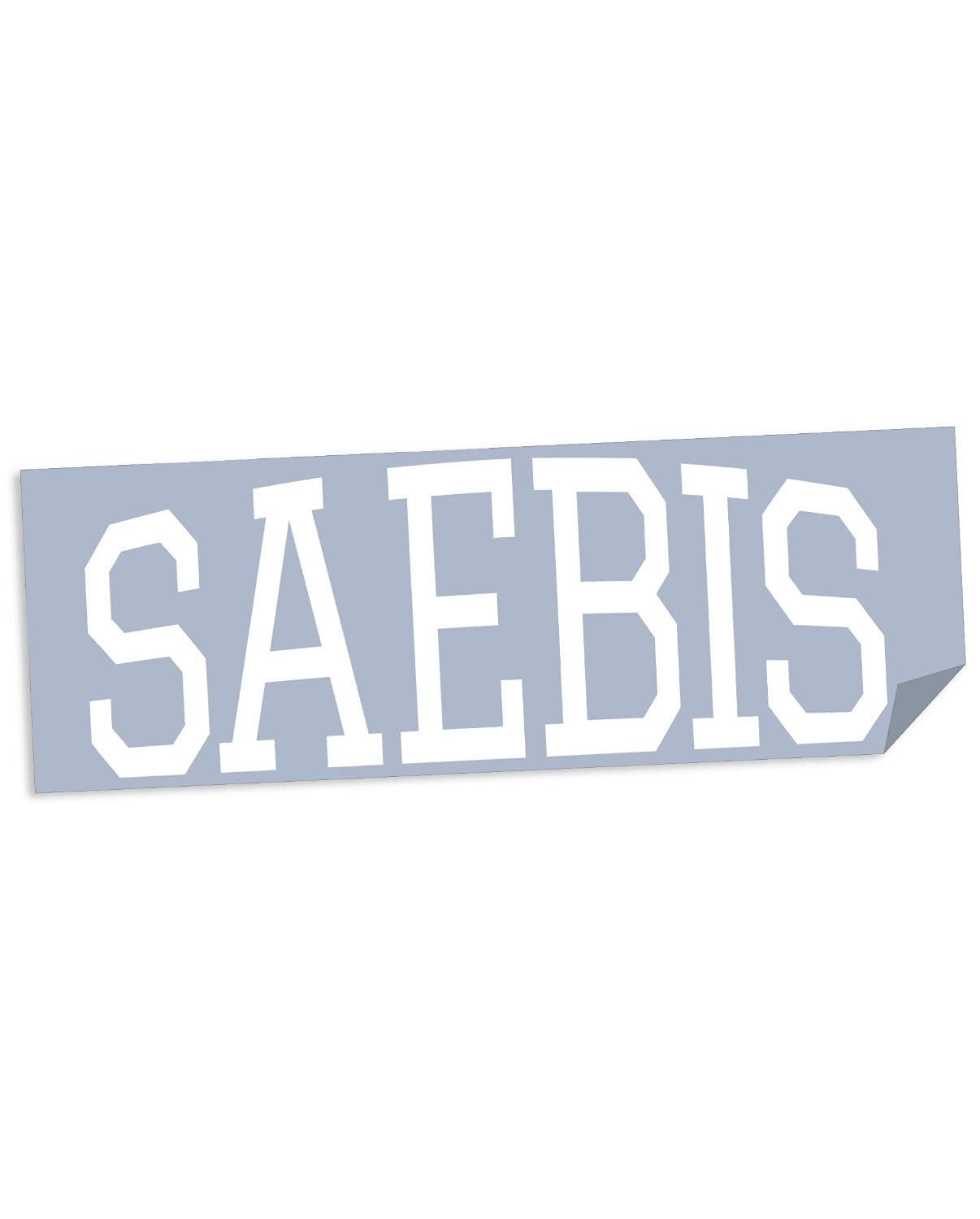 SAEBIS Autoaufkleber Lifestyle weiß oder schwarz - Sticker - Zubehör - Tuning - Autofolie - Klebefolie - Autosticker - Frontscheibe - Heckscheibe (weiß) von SAEBIS