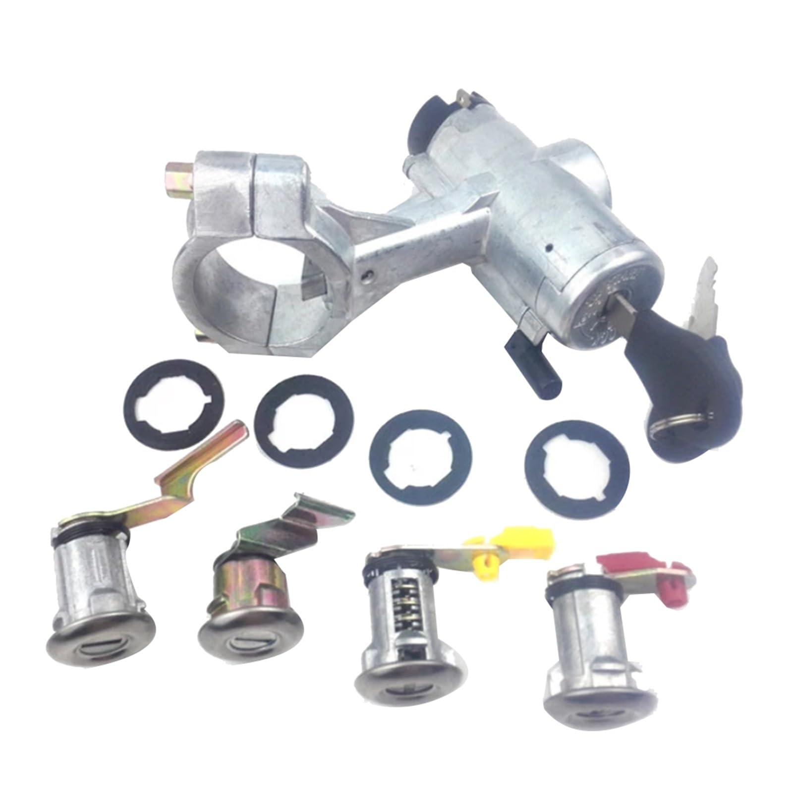Zündschloss Starterschalter mit Schlüssel Ersatz 5-teiliger Zündstartschalter mit Schlüssel/Passend for Nissan Patrol GQ Y60 1988-1998 Schalter/Passend for Nissan Sentra B12 99810-50A00 Auto Zünds von SAEHEDRDDF