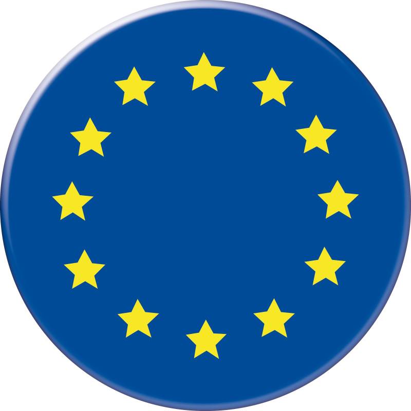 Ø38 mm Badge Europa European Union EU von SAFIRMES