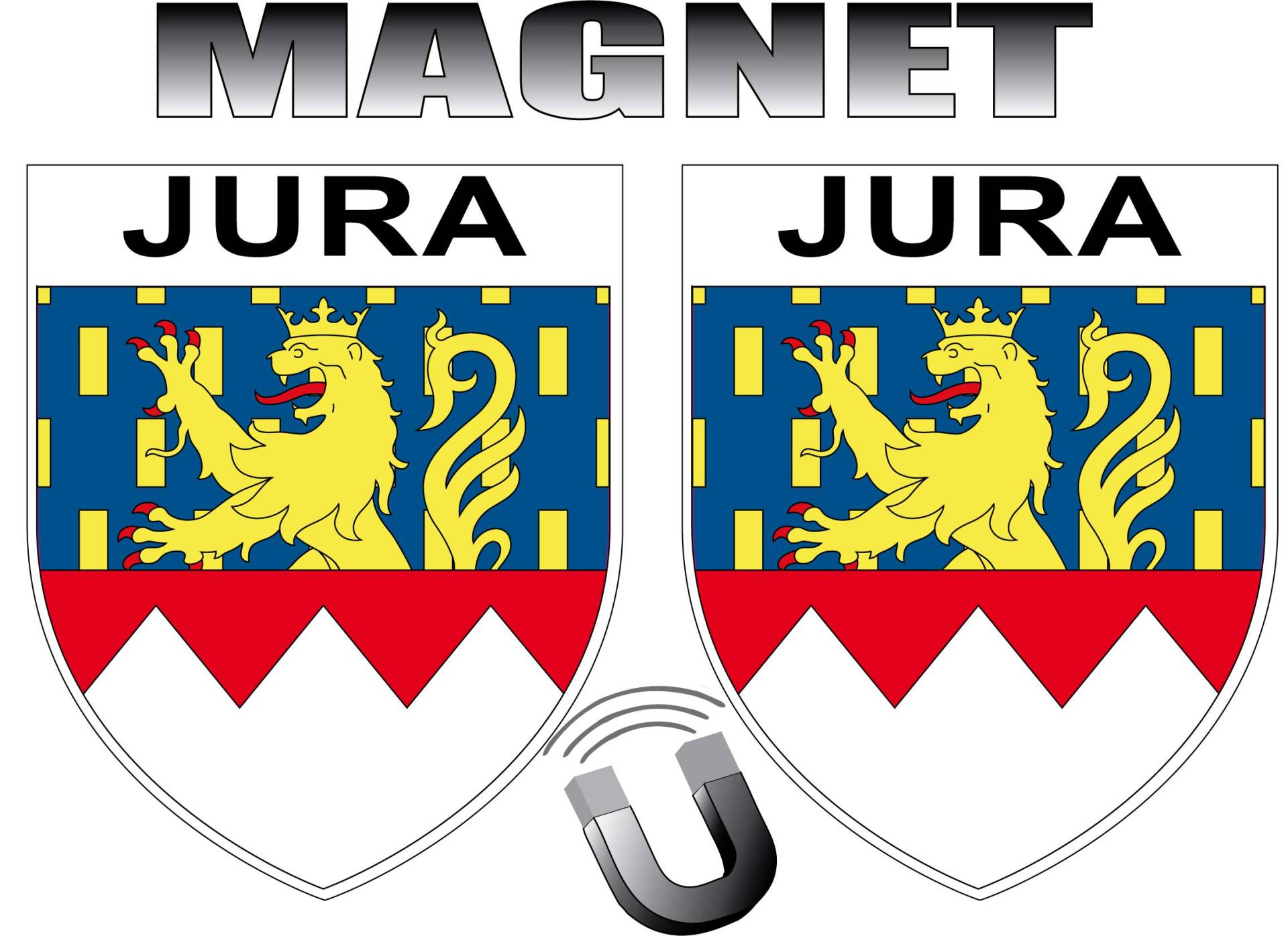 SAFIRMES 2 x Magnet Jura Form Wappen Kühlschrankmagnet Departement 39 Jura 2 x magnetischer Aufnäher 4 x 5 cm SAFIRMES 2 x Magnet Jura Form Wappen Kühlschrankmagnet Departement 39 Jura 2 x magnetischer Aufnäher 4 x 5 cm von SAFIRMES