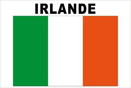SAFIRMES Irland 1 x Aufkleber 10 x 15 cm Vinyl Sticker Auto Motorrad Koffer von SAFIRMES