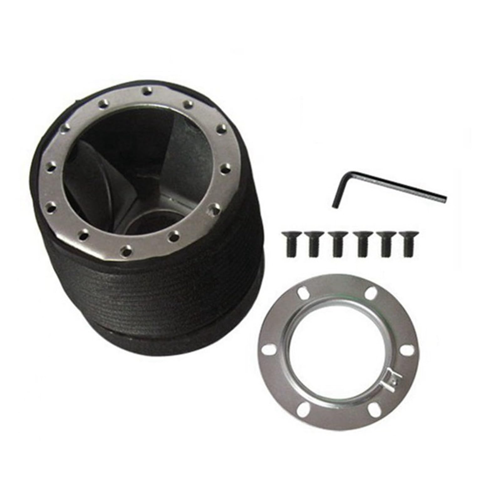SAFWEL VW-4A Racing Lenkradnaben-Adapter-Boss-Kit, passend for Jetta, passend for Bora, passend for Polo, passend for Standard-6-Loch-Lenkräder, HUB-VW-4A von SAFWEL
