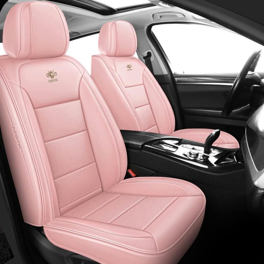 SAHFEE Sitzbezüge Auto Autositzbezüge Universal Set für Audi q3 s-line/q3 Quattro/q3 sportback/q5/q5 sportback Auto Zubehör,Rosa von SAHFEE