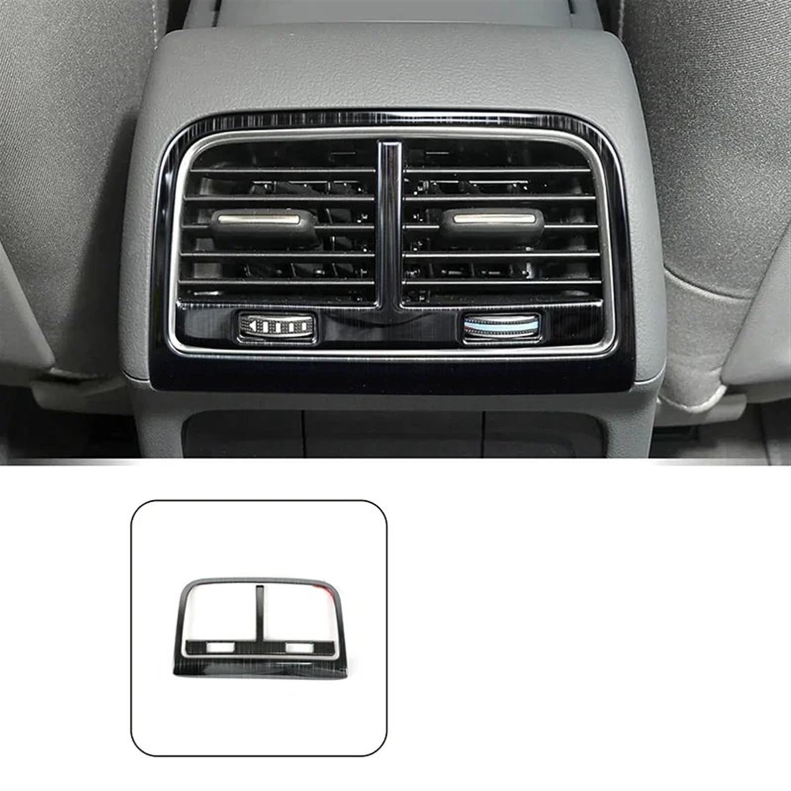 Dekoration Der Mittelkonsole Für A4 Für B8 2013 2014 2015 2016 Edelstahl Zigarettenanzünder Abdeckung Trim Auto Styling Hinten Klimaanlage Outlet Rahmen Dekoration Automobilinnenraum(2 Pieces) von SAIBOL