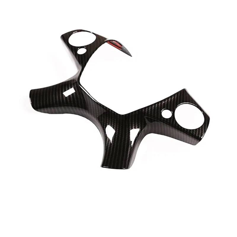 Dekoration Der Mittelkonsole Für Benz Für C Klasse Für W204 2007 2008 2009 2010 ABS Carbon Faser Auto Lenkrad Dekoration Rahmen Abdeckung Trim Aufkleber Auto Zubehör Automobilinnenraum(Kohlefaser) von SAIBOL