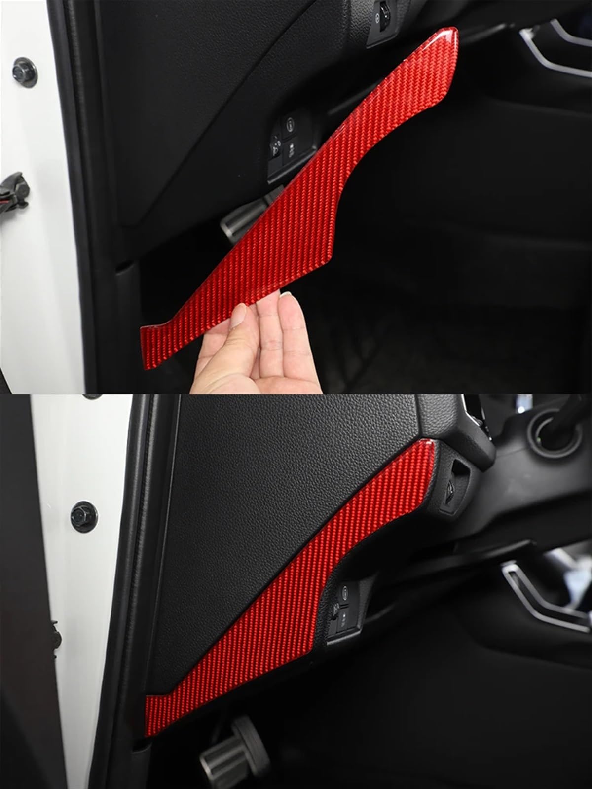 Dekoration Der Mittelkonsole Für Civic Für 11th Für Gen 2021 2022 2023 Auto Zentrale Steuerung Panel Dashboard Trim Aufkleber Weiche Carbon Faser Auto Styling Zubehör Automobilinnenraum(All) von SAIBOL