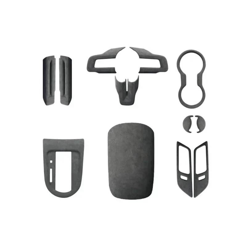 Dekoration Der Mittelkonsole Für Ford Für Mustang 2015 2016 2017 2018 2019 2020-2023 Auto Mittelkonsole Armlehne Box Deckel Panel Schaltknauf Abdeckung Lenkrad Trim Aufkleber Automobilinnenraum(A whol von SAIBOL