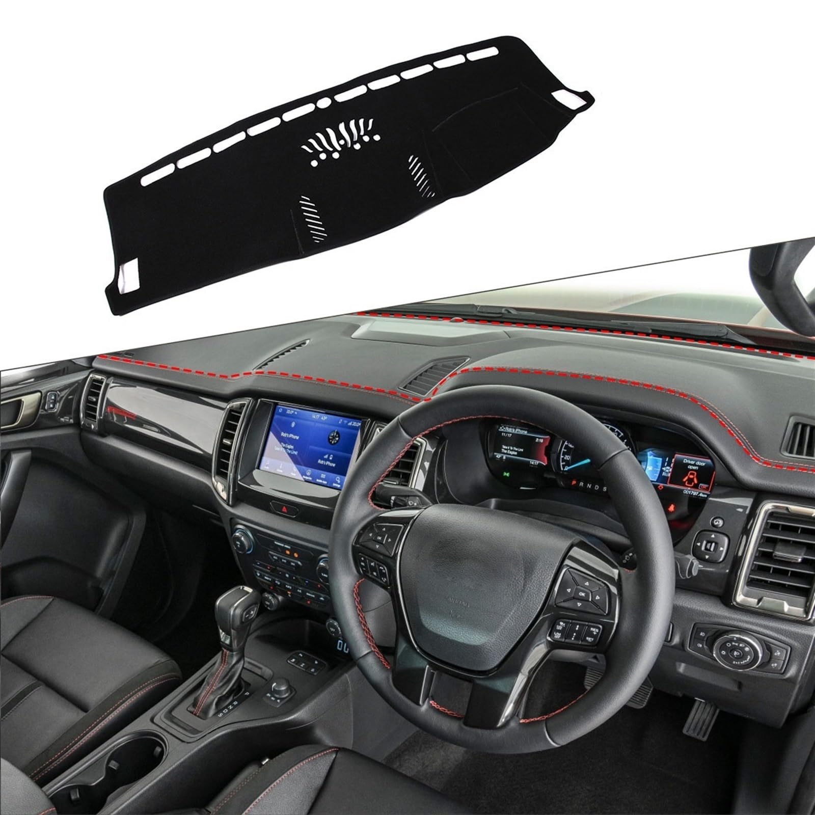 Dekoration Der Mittelkonsole Für Ford Für Ranger 2015 2016 2017 2018 2019 2020 2021 2022 Zubehör Auto Dekoration Armaturenbrett Lichtdichte Mittelkonsole Sonnenpolster Polyester Automobilinnenraum(RHD Dekoration Der Mittelkonsole Für Ford Für Ranger 2015 2016 2017 2018 2019 2020 2021 2022 Zubehör Auto Dekoration Armaturenbrett Lichtdichte Mittelkonsole Sonnenpolster Polyester Automobilinnenraum(RHD von SAIBOL