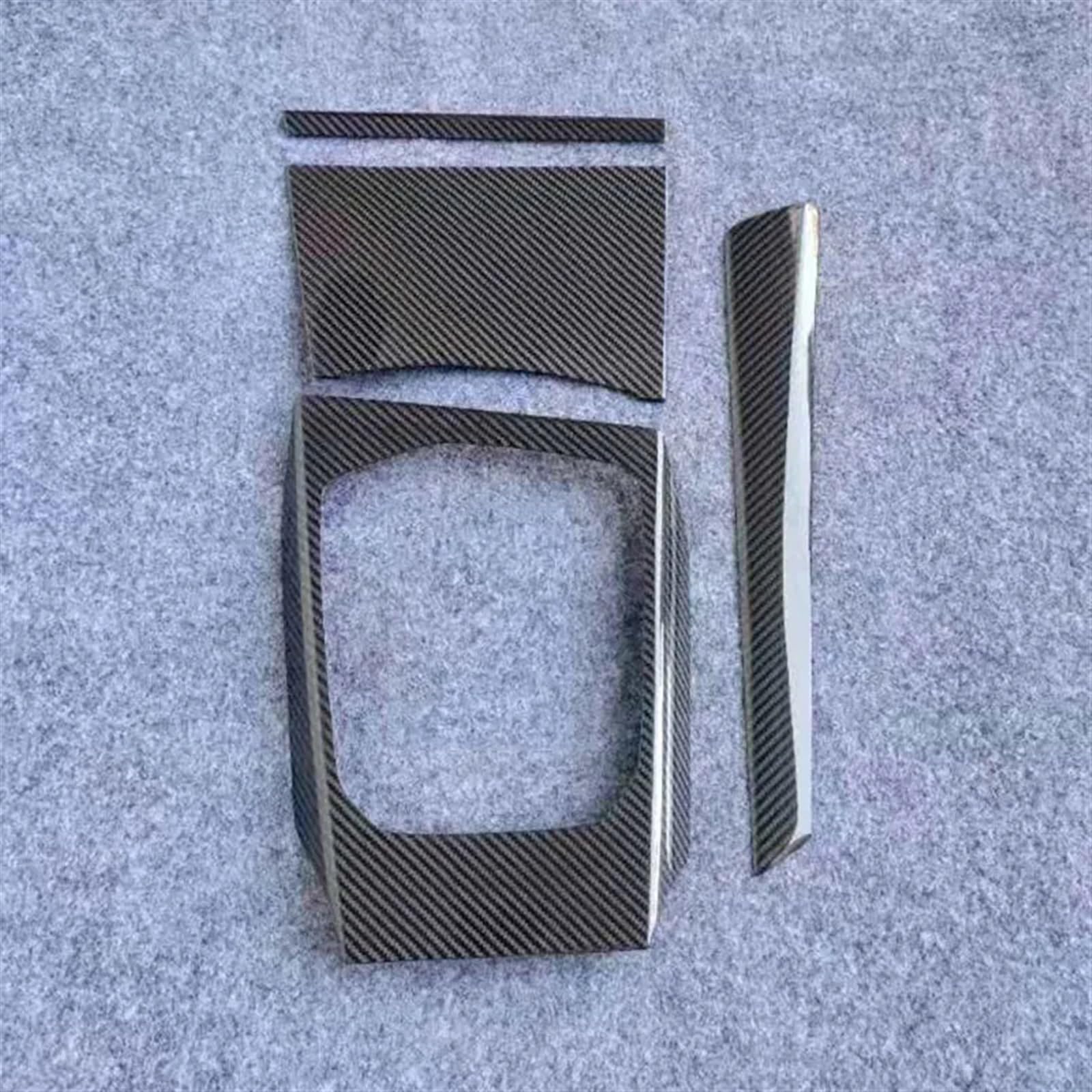 Dekoration Der Mittelkonsole Für G20 Für G28 Für 3 Serie 2019 2020 Auto Center Konsole Dekoration Panel Abdeckung Trim Zubehör Carbon Faser Automobilinnenraum(4 Stück) von SAIBOL