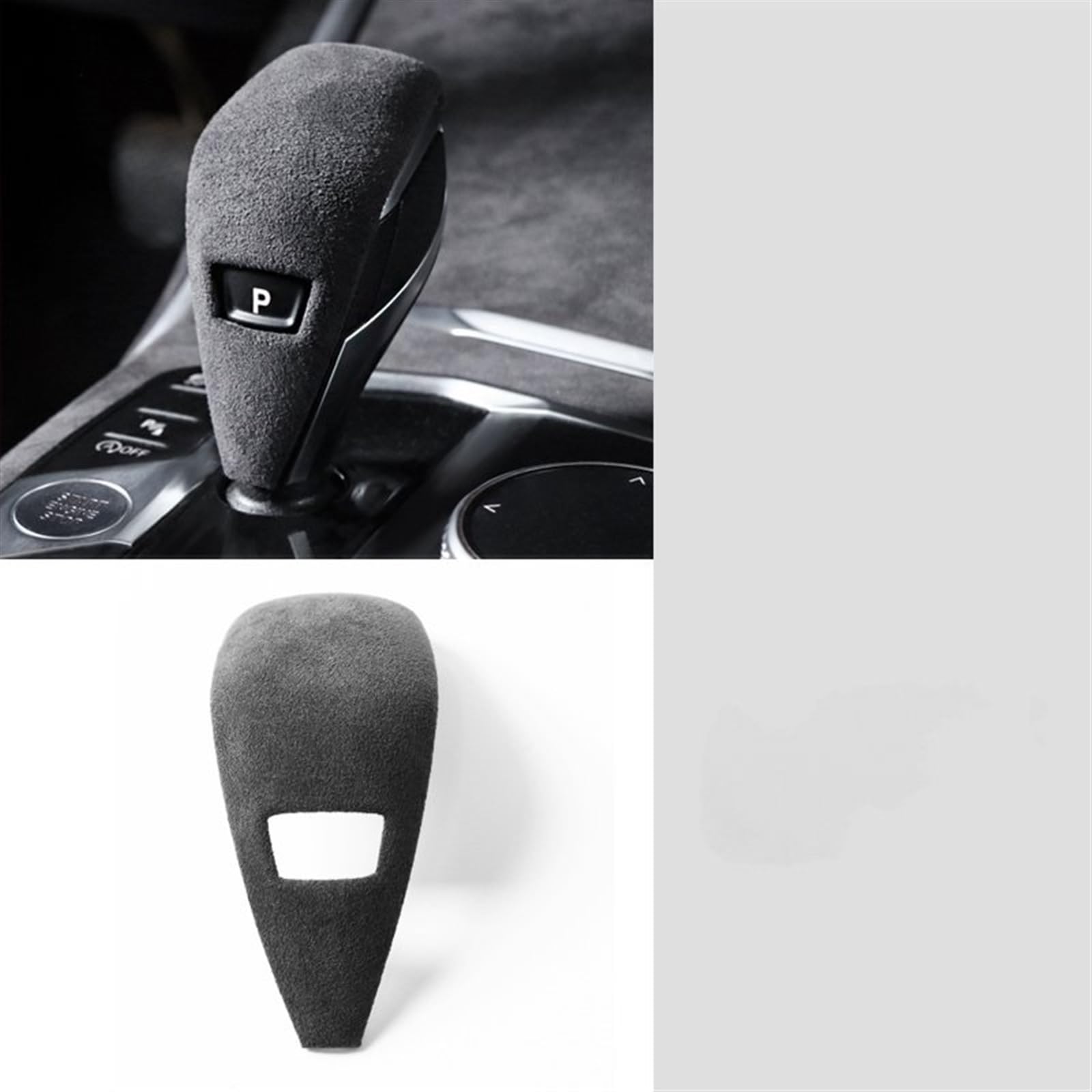 Dekoration Der Mittelkonsole Für G20 Für G28 Für G23 Für Serie 3 4 2020 Center Konsole Schaltknauf Panel Abdeckung Trim Set Aufkleber Auto Innen Zubehör Automobilinnenraum(Gear Shift knob) von SAIBOL