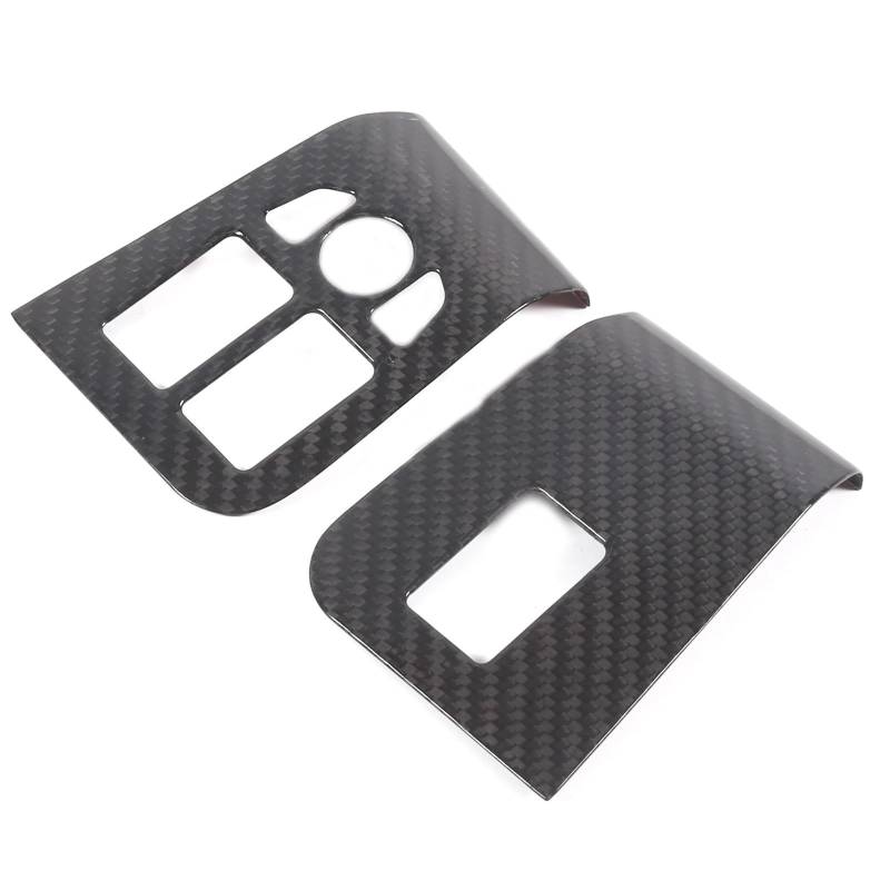 Dekoration Der Mittelkonsole Für Jaguar Für F-TYPE 2013 2014 2015 2016 2017 2018 2019 2020-2022 Carbon Faser Glas Lift Schalter Panel Rahmen Abdeckung Trim Aufkleber Auto Zubehör Automobilinnenraum(Ko von SAIBOL