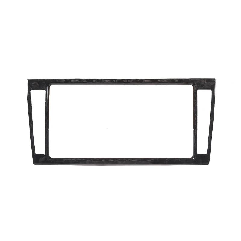 Dekoration Der Mittelkonsole Für Jaguar Für F-Typ 2013 2014 2015 2016 2017 2018 2019 2020 2021 2022 Carbon Faser Auto Navigation Bildschirm Rahmen Dekoration Zubehör Automobilinnenraum(Forging Pattern von SAIBOL