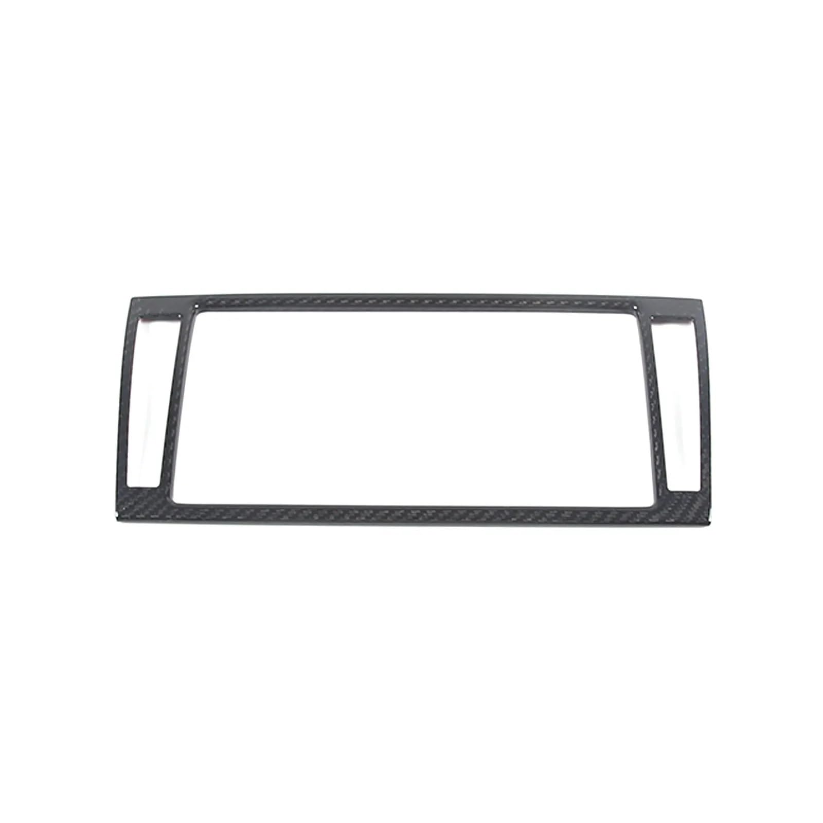 Dekoration Der Mittelkonsole Für Jaguar Für F-Typ 2013 2014 2015 2016 2017 2018 2019 2020 2021 2022 Carbon Faser Auto Navigation Bildschirm Rahmen Dekoration Zubehör Automobilinnenraum(Kohlefaser) von SAIBOL