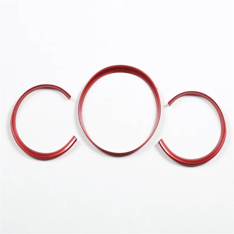 Dekoration Der Mittelkonsole Für Macan 2014 2015 2016 2017 2018 2019 2020 2021 2022 Auto Innenzubehör ABS Front Armaturenbrett Dekoration Rahmen Zifferblatt Ring Styling Trim Fit Automobilinnenraum(Ro von SAIBOL