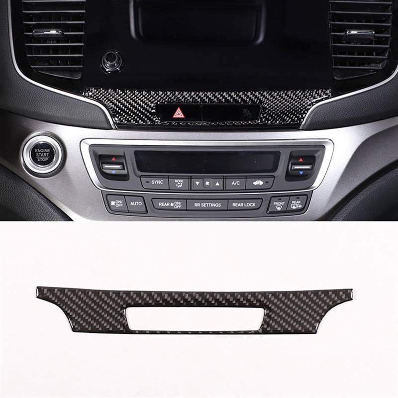 Dekoration Der Mittelkonsole Für Pilot 2015 2016 2017 2018 2019 2020-2022 Weiche Carbon Faser Auto Mittelkonsole Klimaanlage Sitz Heizung Schalter Panel Rahmen Abdeckung Trim Automobilinnenraum(Style von SAIBOL