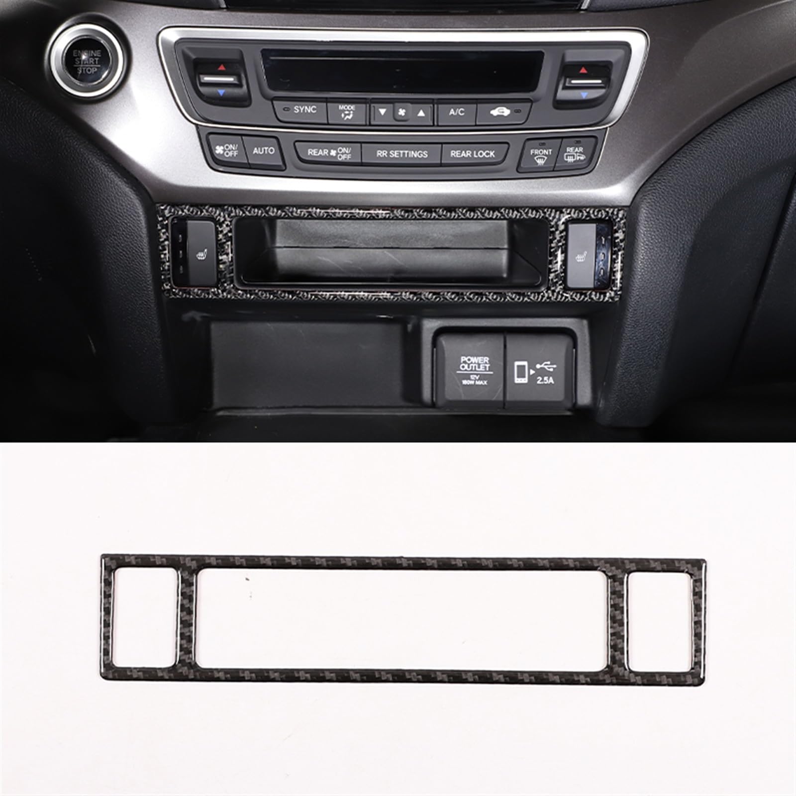 Dekoration Der Mittelkonsole Für Pilot 2015 2016 2017 2018 2019 2020-2022 Weiche Carbon Faser Auto Mittelkonsole Klimaanlage Sitz Heizung Schalter Panel Rahmen Abdeckung Trim Automobilinnenraum(Style Dekoration Der Mittelkonsole Für Pilot 2015 2016 2017 2018 2019 2020-2022 Weiche Carbon Faser Auto Mittelkonsole Klimaanlage Sitz Heizung Schalter Panel Rahmen Abdeckung Trim Automobilinnenraum(Style von SAIBOL