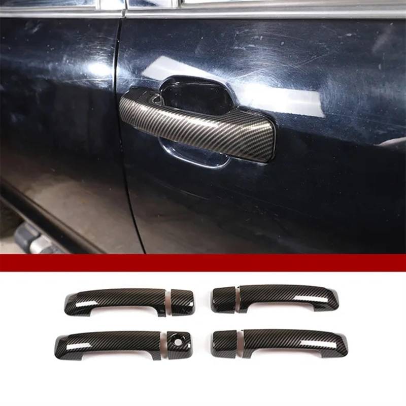 Dekoration Der Mittelkonsole Für Toyota Für Tundra 2014 2015 2016 2017-2021 Fensterheber Schalter Dashboard Trim Navigation Panel Rahmen Abdeckung ABS Carbon Faser Innenleisten Automobilinnenraum(25) von SAIBOL