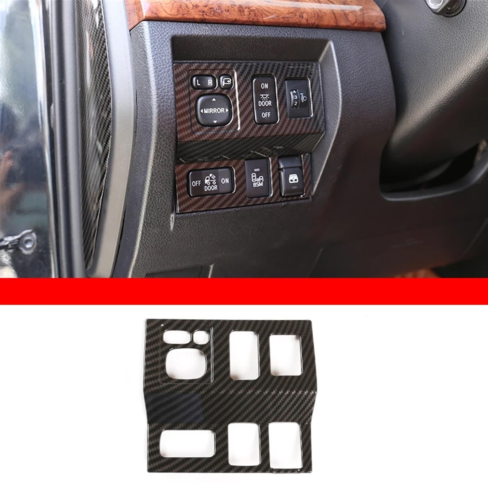 Dekoration Der Mittelkonsole Für Toyota Für Tundra 2014 2015 2016 2017-2021 Fensterheber Schalter Dashboard Trim Navigation Panel Rahmen Abdeckung ABS Carbon Faser Innenleisten Automobilinnenraum(19) Dekoration Der Mittelkonsole Für Toyota Für Tundra 2014 2015 2016 2017-2021 Fensterheber Schalter Dashboard Trim Navigation Panel Rahmen Abdeckung ABS Carbon Faser Innenleisten Automobilinnenraum(19) von SAIBOL