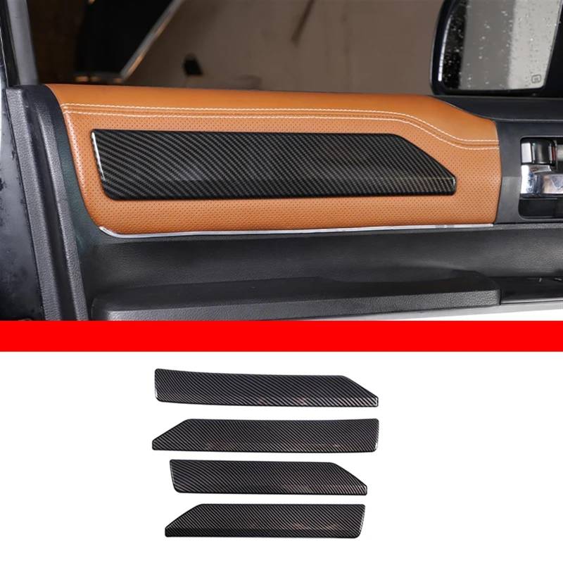Dekoration Der Mittelkonsole Für Toyota Für Tundra 2014 2015 2016 2017-2021 Fensterheber Schalter Dashboard Trim Navigation Panel Rahmen Abdeckung ABS Carbon Faser Innenleisten Automobilinnenraum(1) von SAIBOL
