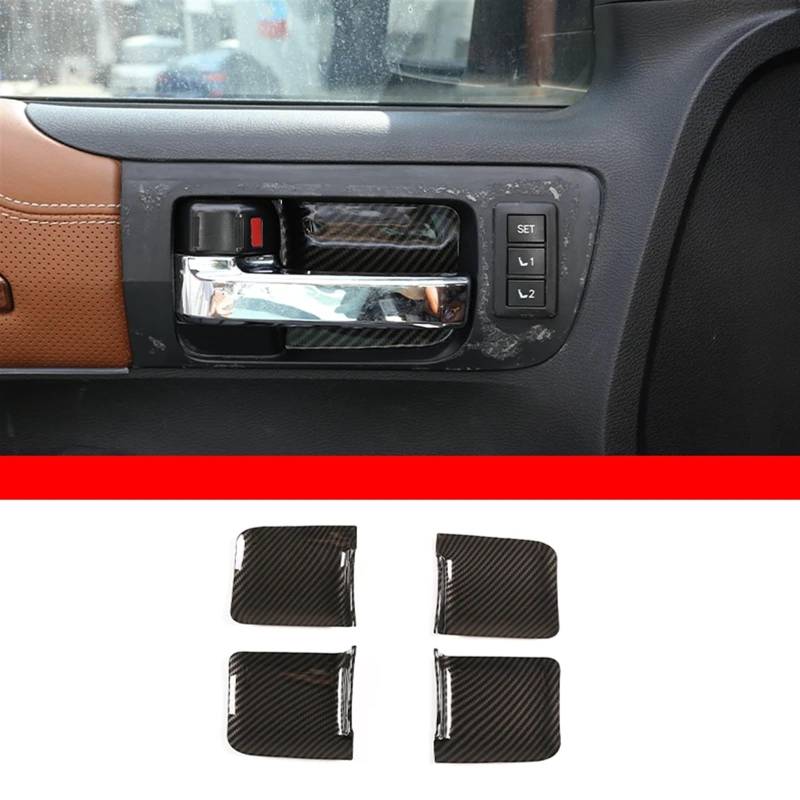 Dekoration Der Mittelkonsole Für Toyota Für Tundra 2014 2015 2016 2017-2021 Fensterheber Schalter Dashboard Trim Navigation Panel Rahmen Abdeckung ABS Carbon Faser Innenleisten Automobilinnenraum(17) von SAIBOL