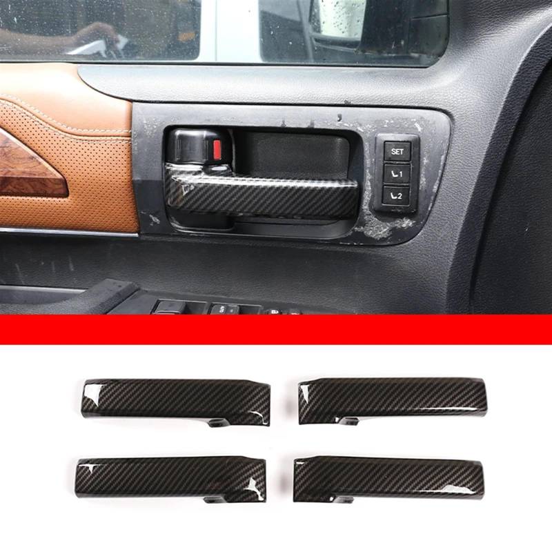Dekoration Der Mittelkonsole Für Toyota Für Tundra 2014 2015 2016 2017-2021 Fensterheber Schalter Dashboard Trim Navigation Panel Rahmen Abdeckung ABS Carbon Faser Innenleisten Automobilinnenraum(11) von SAIBOL