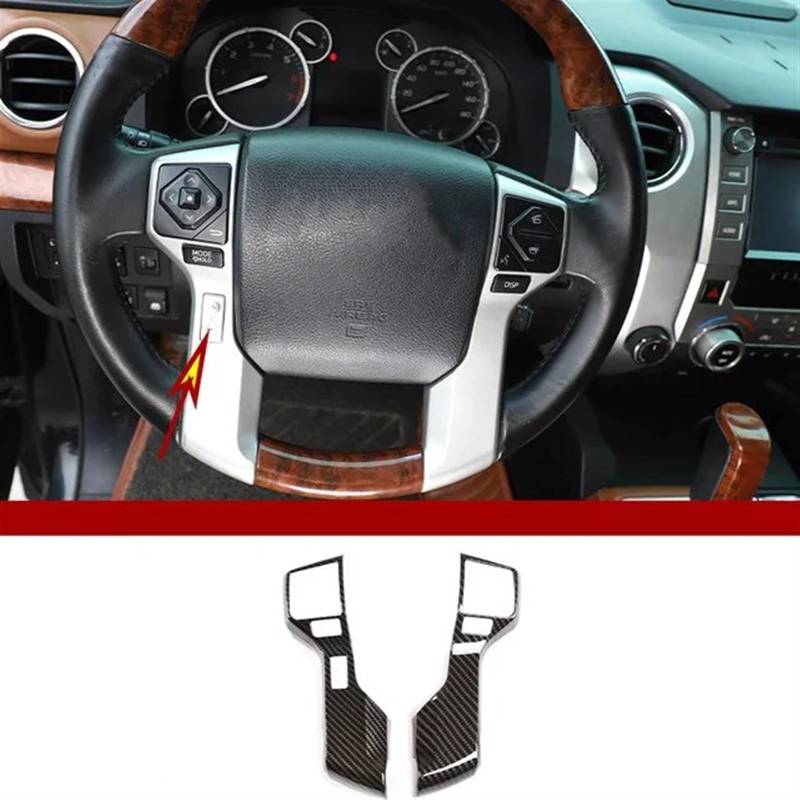 Dekoration Der Mittelkonsole Für Toyota Für Tundra 2014 2015 2016 2017-2021 Fensterheber Schalter Dashboard Trim Navigation Panel Rahmen Abdeckung ABS Carbon Faser Innenleisten Automobilinnenraum(22) von SAIBOL
