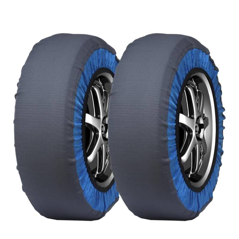 SAITUMA Schneeketten Auto Textilschneekette Washable Schnellmontage BL75 von SAITUMA