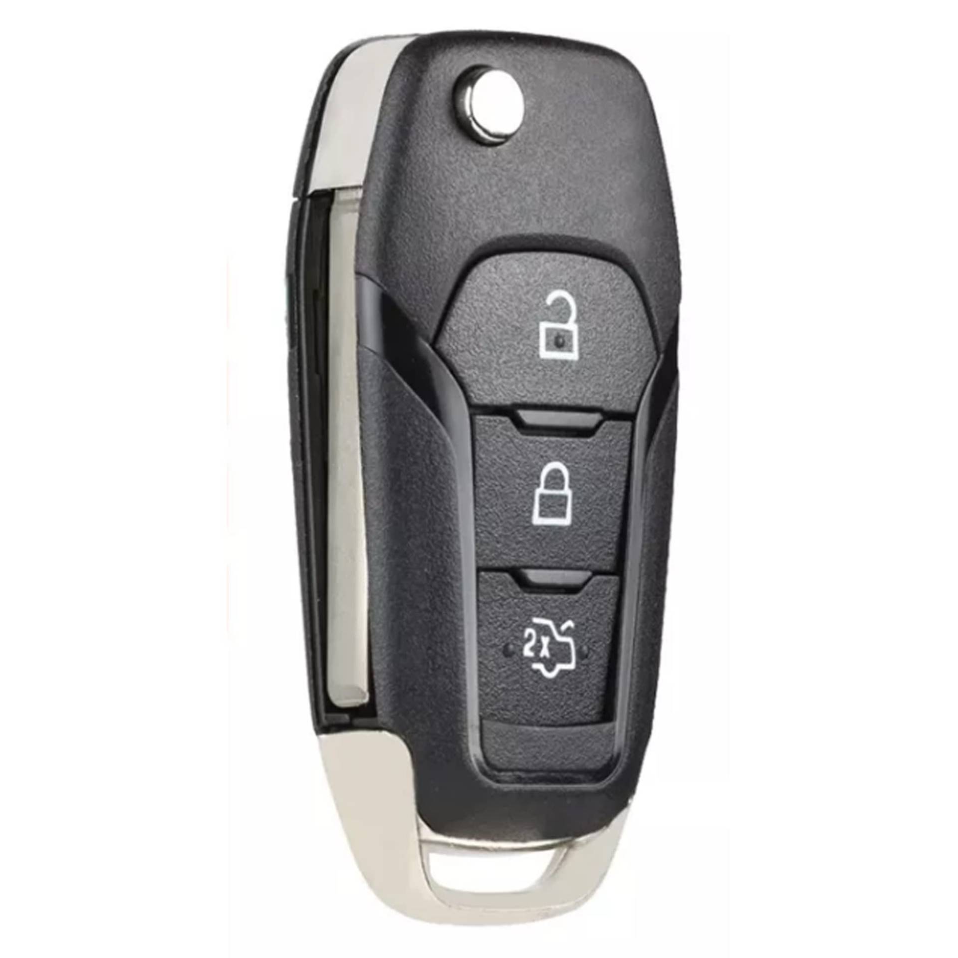 SALPIE Schutzhülle für Autoschlüssel mit 3 Tasten Flip kompatibel mit Ford Fiesta-Galaxy-Ka-Mondeo-Puma-Ranger-S-max-Transit-Transit Connect von SALPIE