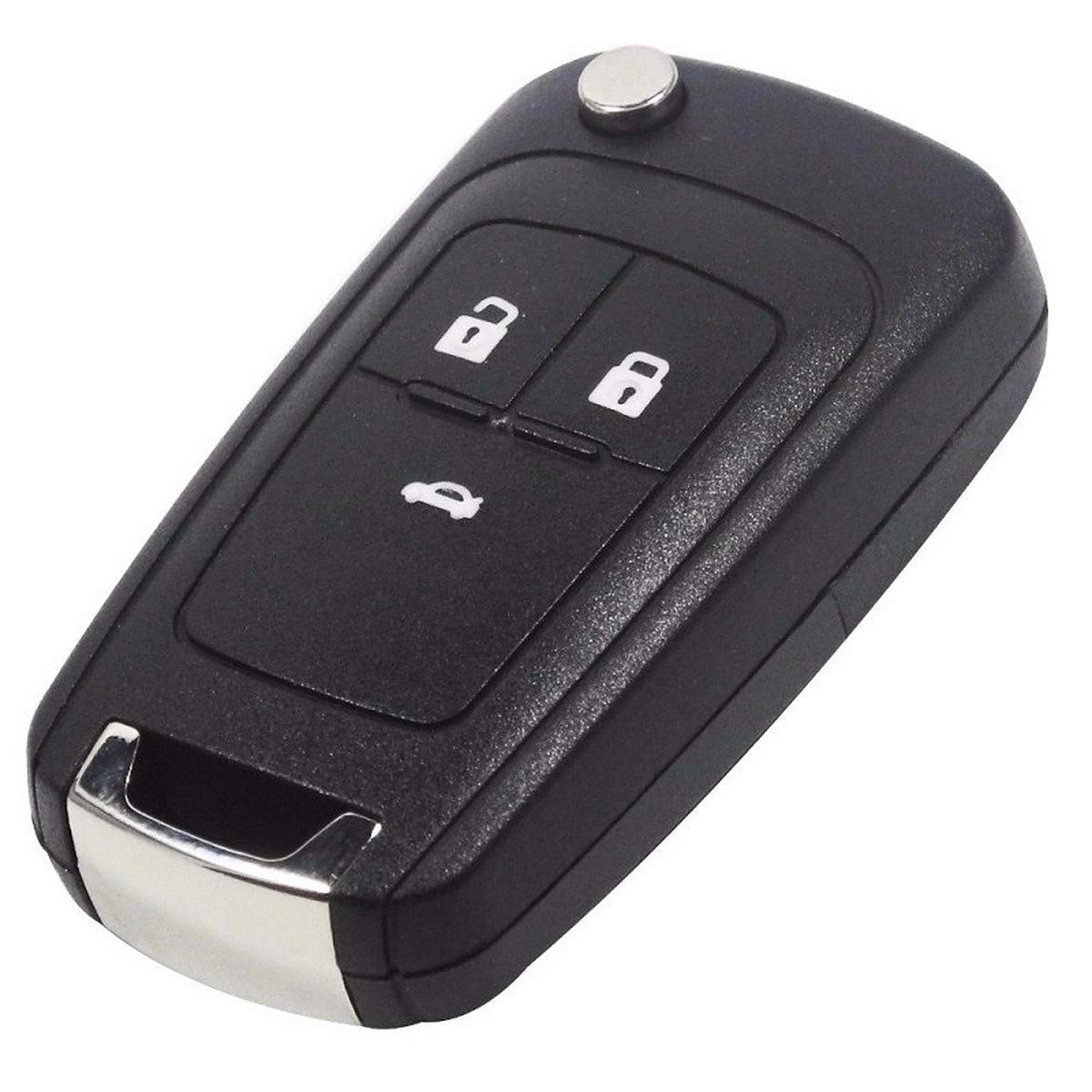 Autoschlüssel Hülle Schlüssel Gehäuse Fernbedienung Kompatibel mit Opel Autoschlüsseln Funkschlüssel 3 Tasten für Chevrolet Cruze - Aveo - Insignia - Spark - Captiva - Matiz - Orlando von SALPIE