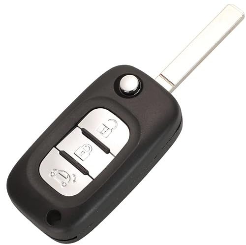 Schlüsselgehäuse für Autoschlüssel kompatibel mit Mercedes Smart 453 von SALPIE