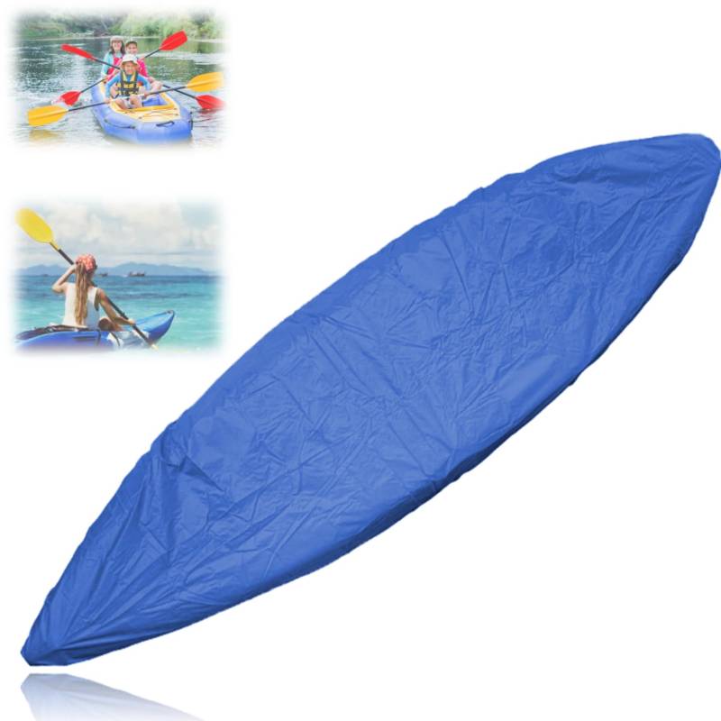 SALUTUY Kajakabdeckung, Kanu-Abdeckung für Kajak, mit UV-Schutz, mit Staub, wasserdicht, aus Oxford-Stoff, für Innen/Außen, als Bootsplane, Kajak, starr (5 m) von SALUTUY