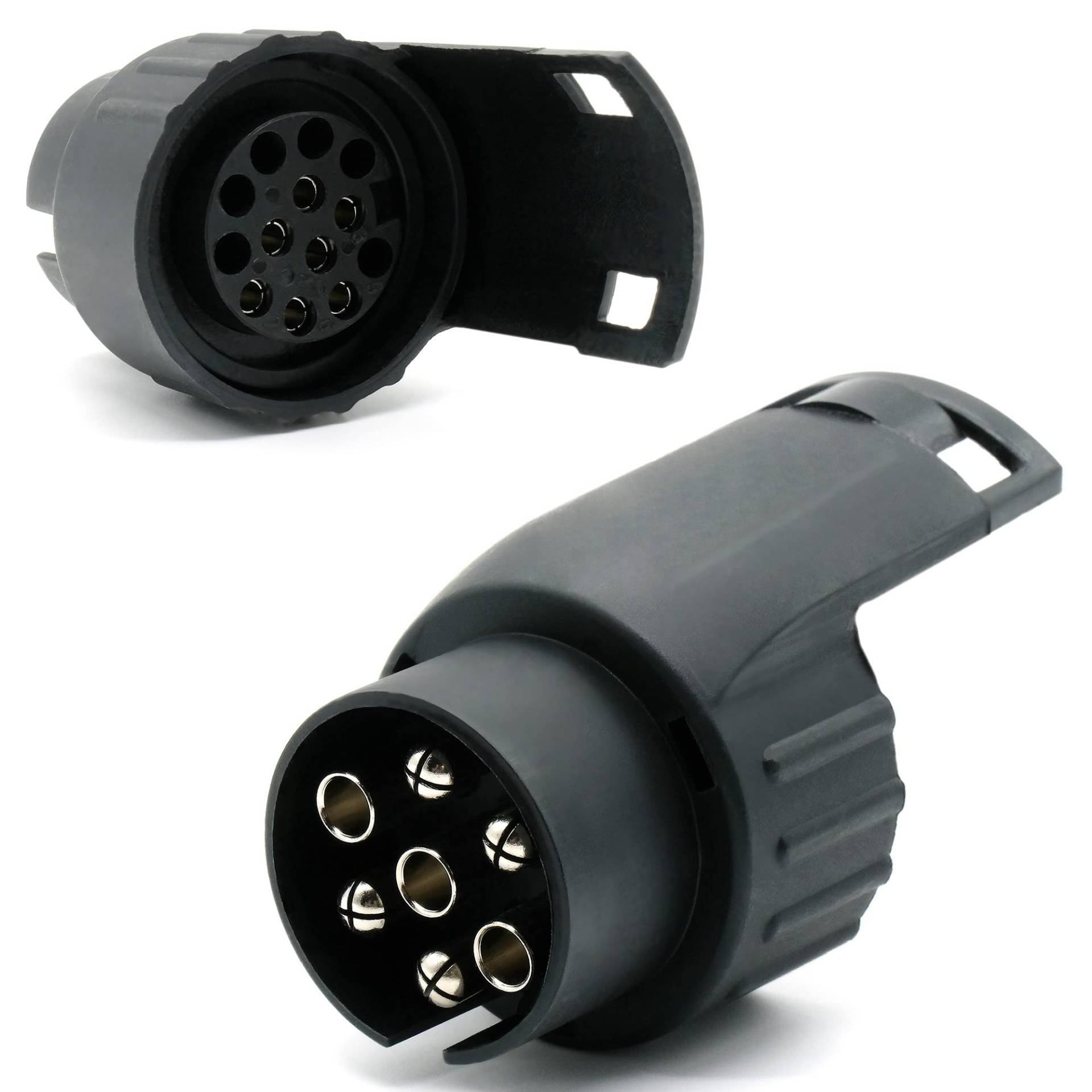 Kurzadapter 7 polig PKW auf 13 polig Anhänger 12V Adapter AHK Anhängerkupplung Kurzadapter 7 polig PKW auf 13 polig Anhänger 12V Adapter AHK Anhängerkupplung von SAMETRUCK