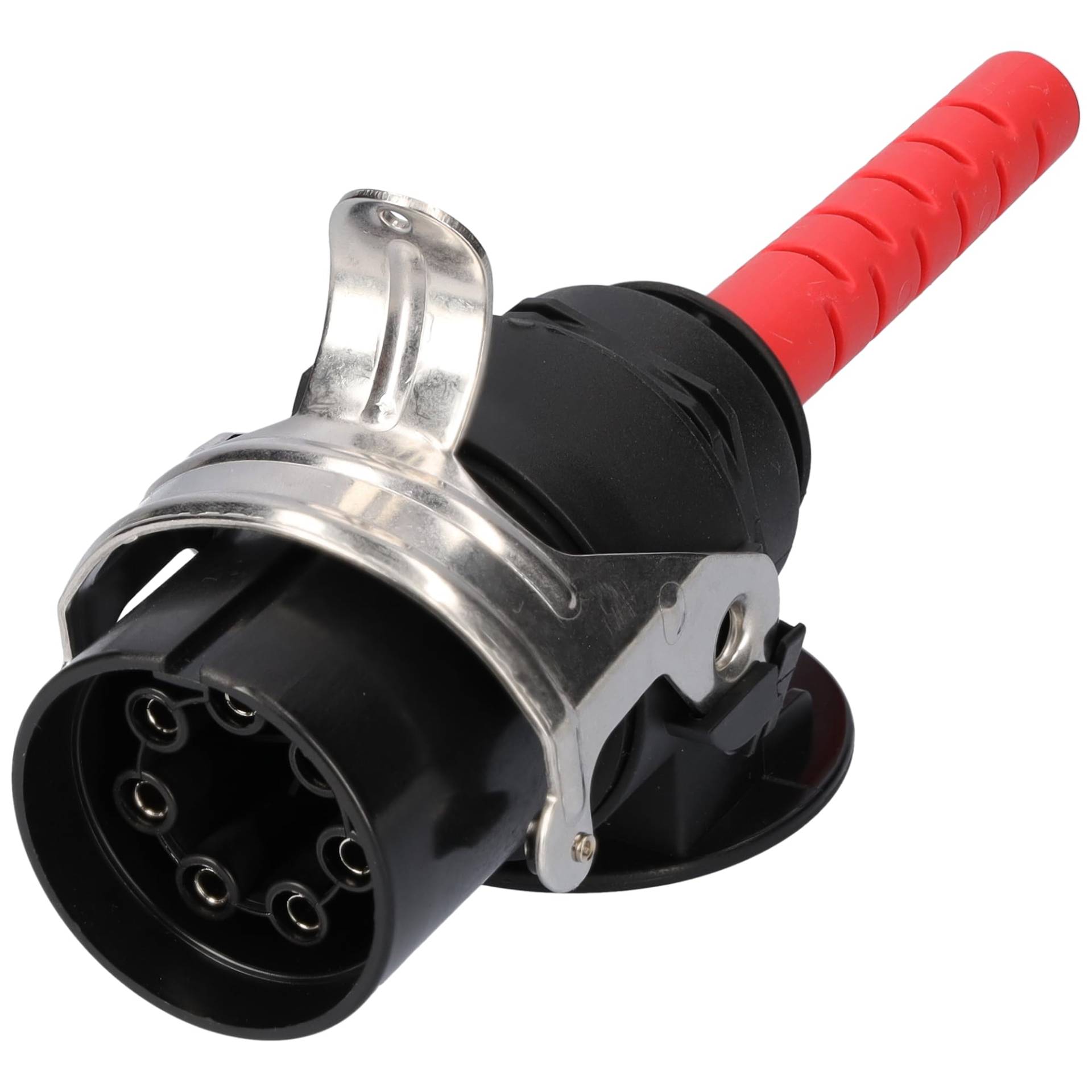 SAMETRUCK 24V Stecker mit Schraubkontakte 7Pol ISO 7638 LKW Anhänger Traktor Auflieger von SAMETRUCK
