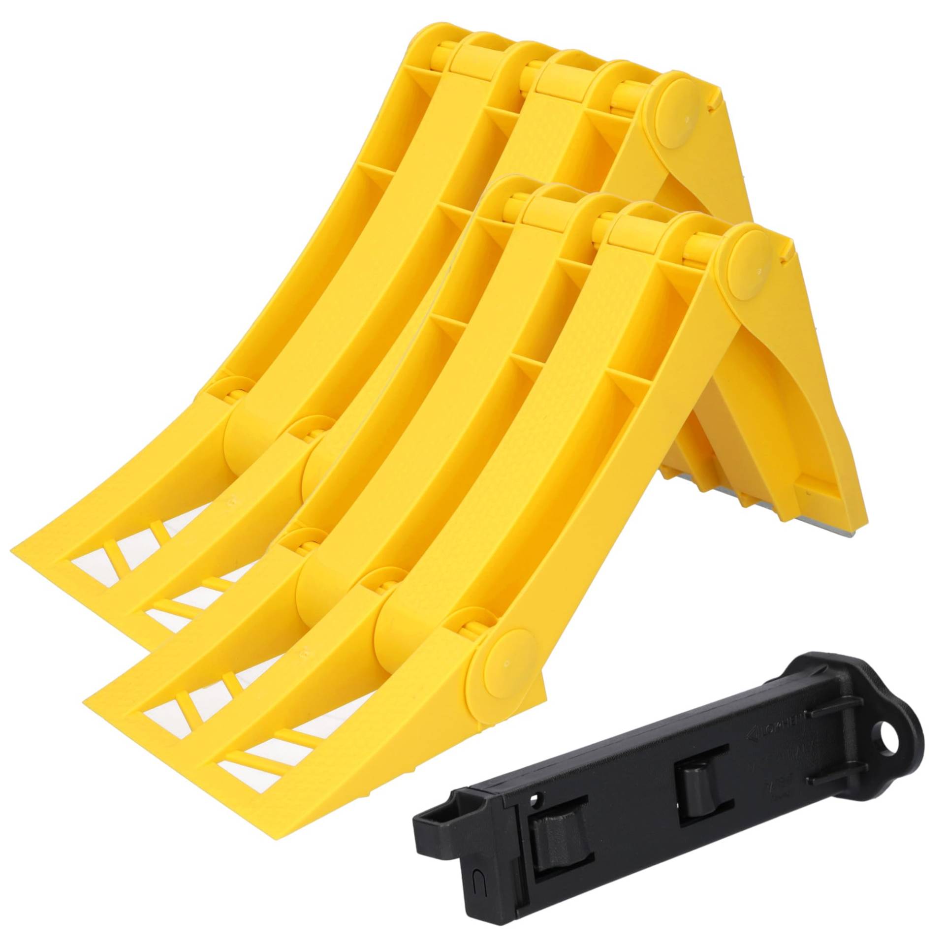 SAMETRUCK 2X Hemmschuh klappbar mit Doppelhalterung Unterlegkeil 3500kg 3,5t PKW Anhänger SAMETRUCK 2X Hemmschuh klappbar mit Doppelhalterung Unterlegkeil 3500kg 3,5t PKW Anhänger von SAMETRUCK
