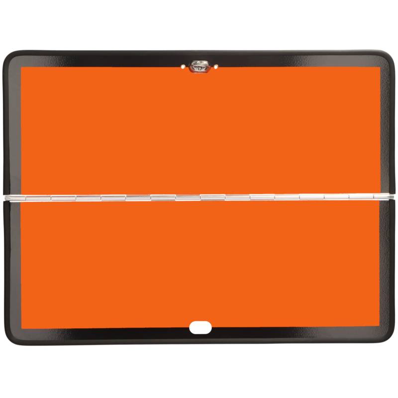 SAMETRUCK ADR Gefahrgut Warntafel Orange horizontal klappbar Warnschild LKW NFZ GGVS 400x300mm von SAMETRUCK