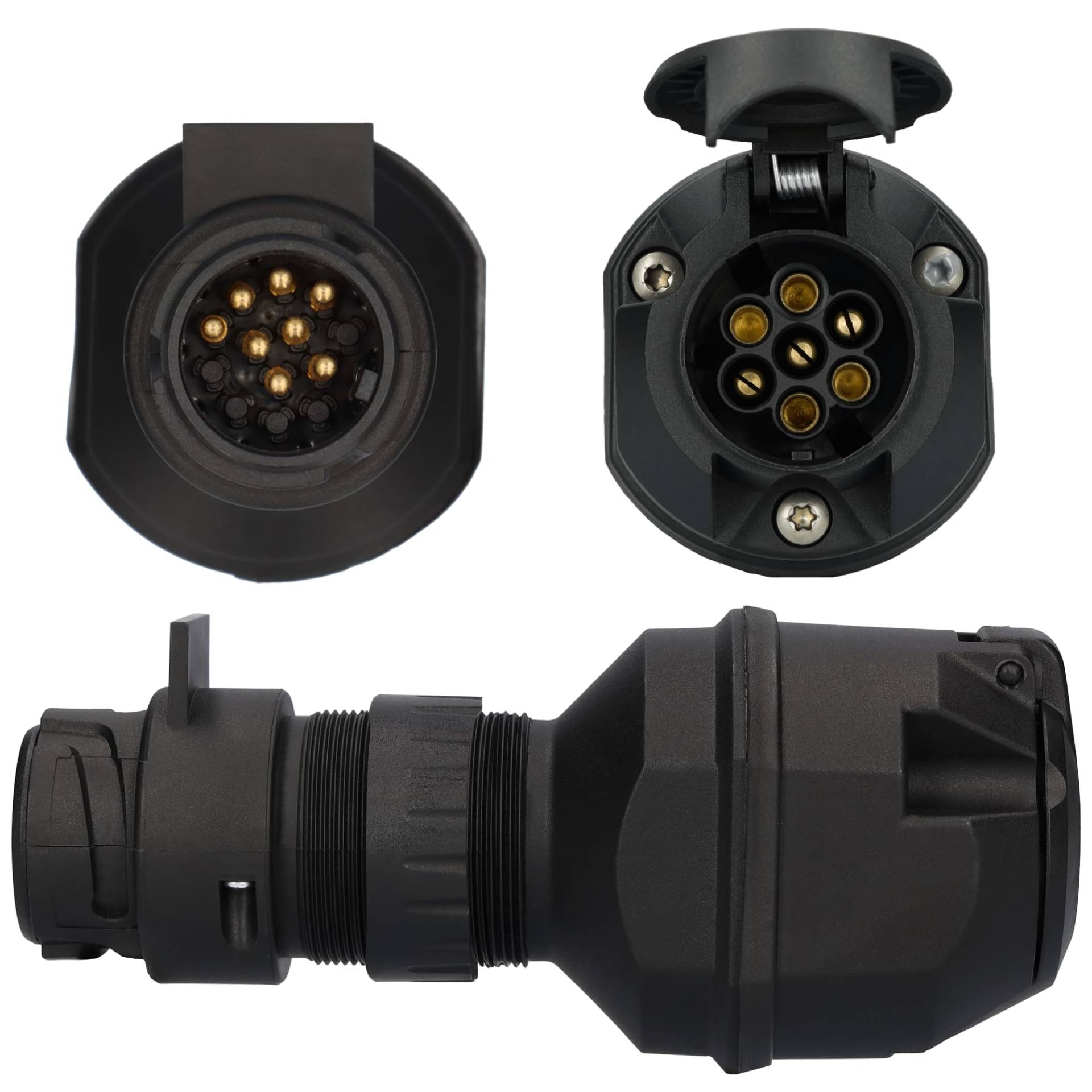 SAMETRUCK LED Adapter CAN Bus 12V 13pol auf 7pol Widerstand für Beleuchtung PKW Anhänger SAMETRUCK LED Adapter CAN Bus 12V 13pol auf 7pol Widerstand für Beleuchtung PKW Anhänger von SAMETRUCK