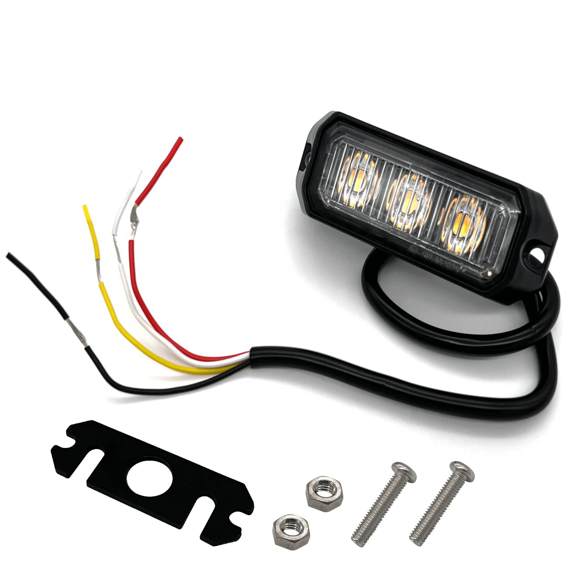 SAMETRUCK LED Blitzleuchte Frontblitzer Blitzlicht Warnleuchte Gelb Strobe PKW LKW 12V 24V SAMETRUCK LED Blitzleuchte Frontblitzer Blitzlicht Warnleuchte Gelb Strobe PKW LKW 12V 24V von SAMETRUCK
