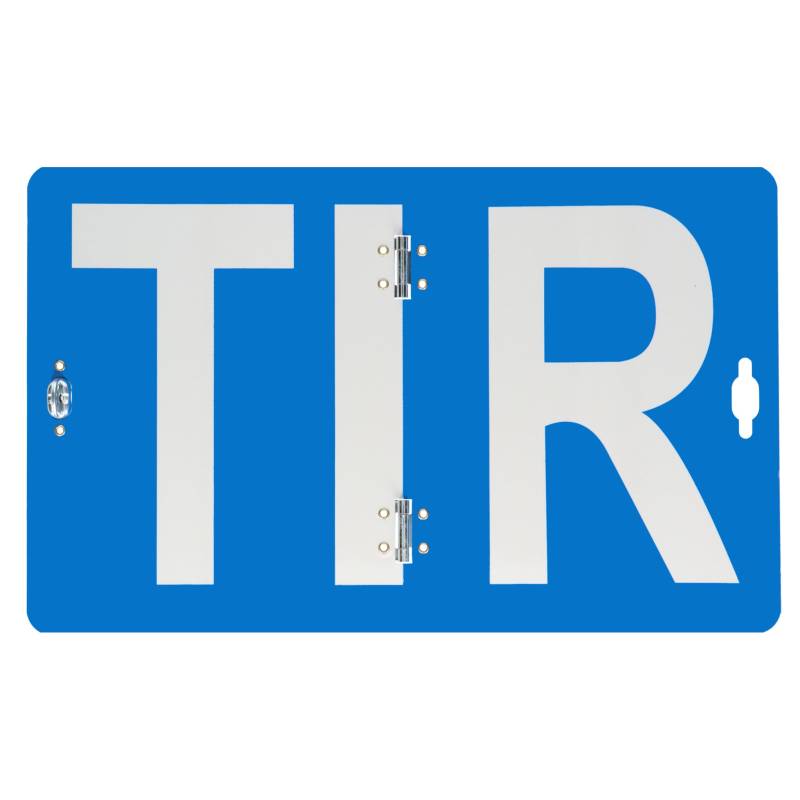 SAMETRUCK TIR Tafel Warntafel Warnschild Info Tafel Warnhinweis klappbar T.I.R. LNW NFZ Auflieger Anhänger von SAMETRUCK