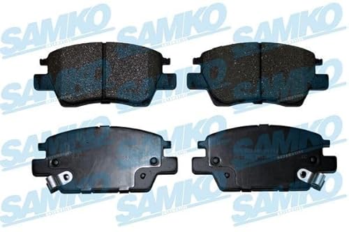 SAMKO Bremsbeläge Satz Bremsklötze Bremssteine Set Vorne 5SP2051 von SAMKO