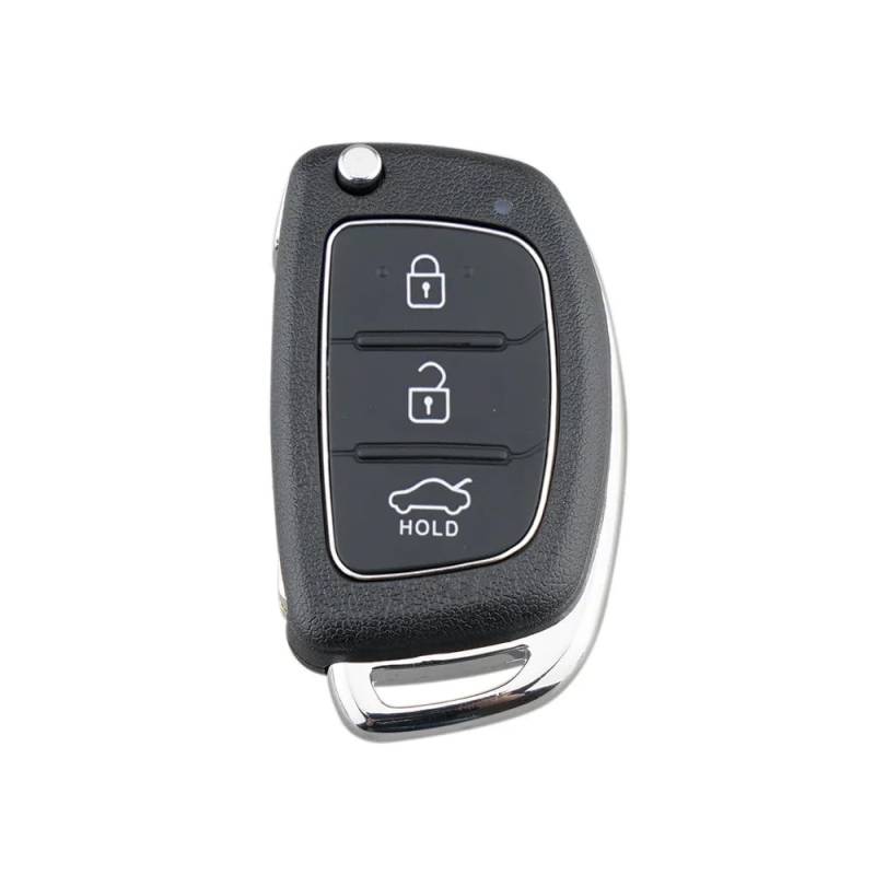 Autoschlüssel-Fernbedienung 3 Tasten für Hyundai Santa Fe Sonata Tucson Accent I30 I40 I45, Schlüsseletui-Halter von SAMTN