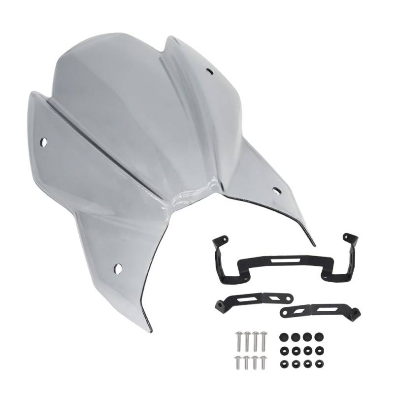 Windschutzscheibe für Suzuki GSX-S950 GSX-S1000 GSX-S 950 GSXS 1000 2021 2022 2023 Zubehör, Frontscheibe Windschutzscheibe WindScreen (Grau) von SAMTN