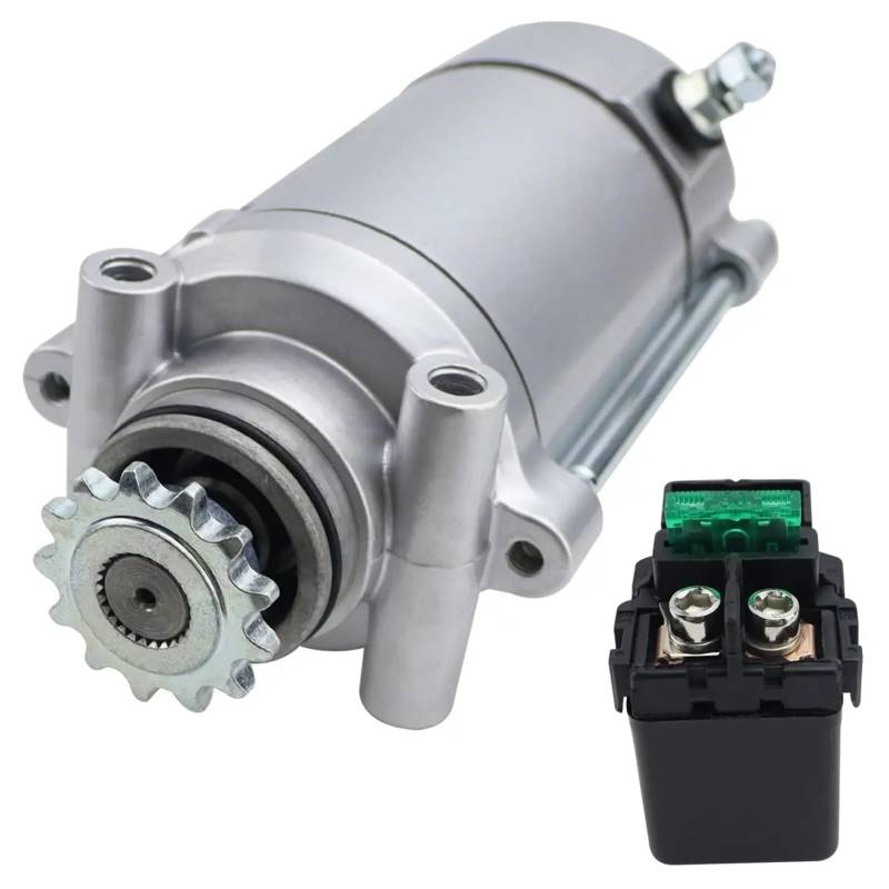 Anlasserzahnrad Für CB250 Nighthawk 250 1991-2008 CMX250C CMX250C2 CMX250X Rebel 250 1996-2014 2-Ton 1999 2000 Starter Relais Baugruppe Anlasser von SAMWDK