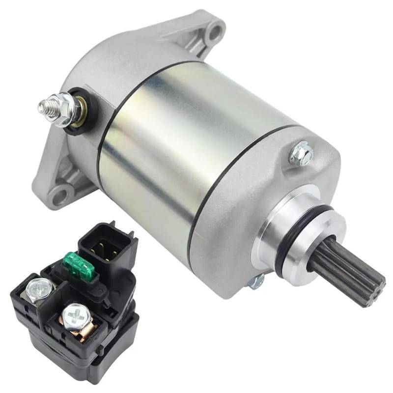 Anlasserzahnrad Für Suzuki Für KingQuad 400 2008-2010 2WD 4WD LT-A400 LT-A400F LT-F400F LT-A400FK8 K9 LT-F400FK9 Starter Relais Ersatz 31100-38F Baugruppe Anlasser von SAMWDK