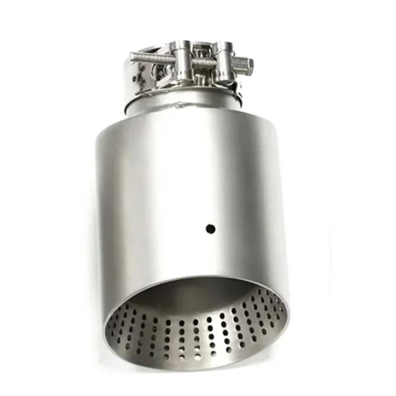 Auto Auspuff Endrohr 1 STÜCKE Autozubehör Auspuffdüse Matte 304 Edelstahl System Auto Schalldämpferverkleidung Einlass 2 Zoll 2,5 Zoll Auslass 3,5 Zoll 4 Zoll Auspuffspitzen von SAMWDK