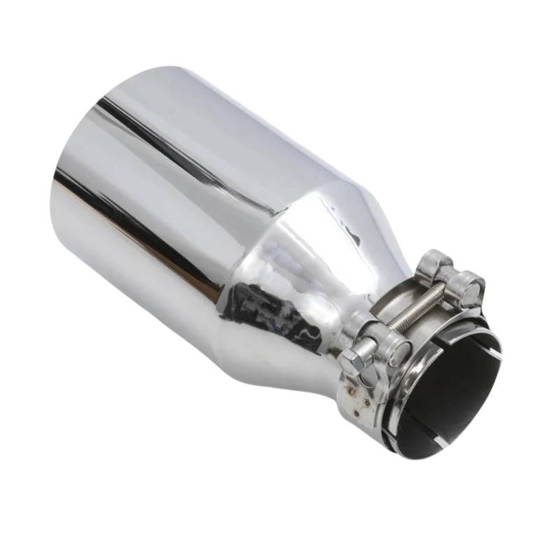 Auto Auspuff Endrohr 1 Stück Edelstahl-Universal-Endrohr Für Auspuffanlagen, Autorohr, Einzelne Gerade Schalldämpferspitze. Auspuffspitzen von SAMWDK